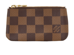 Louis Vuitton Key Pouch,Canvas,Damier Ebene,CT2129(2019),B/DB,3*